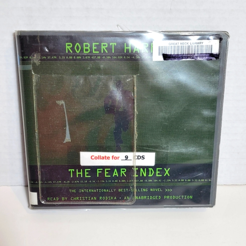 The Fear Index by Robert Harris Audiobook on CDs Ex-Library
